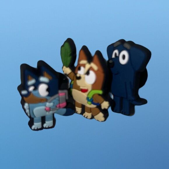 NEW 7 PC Bluey & Friends Shoe Charms #5 B15 - Picture 3 of 4